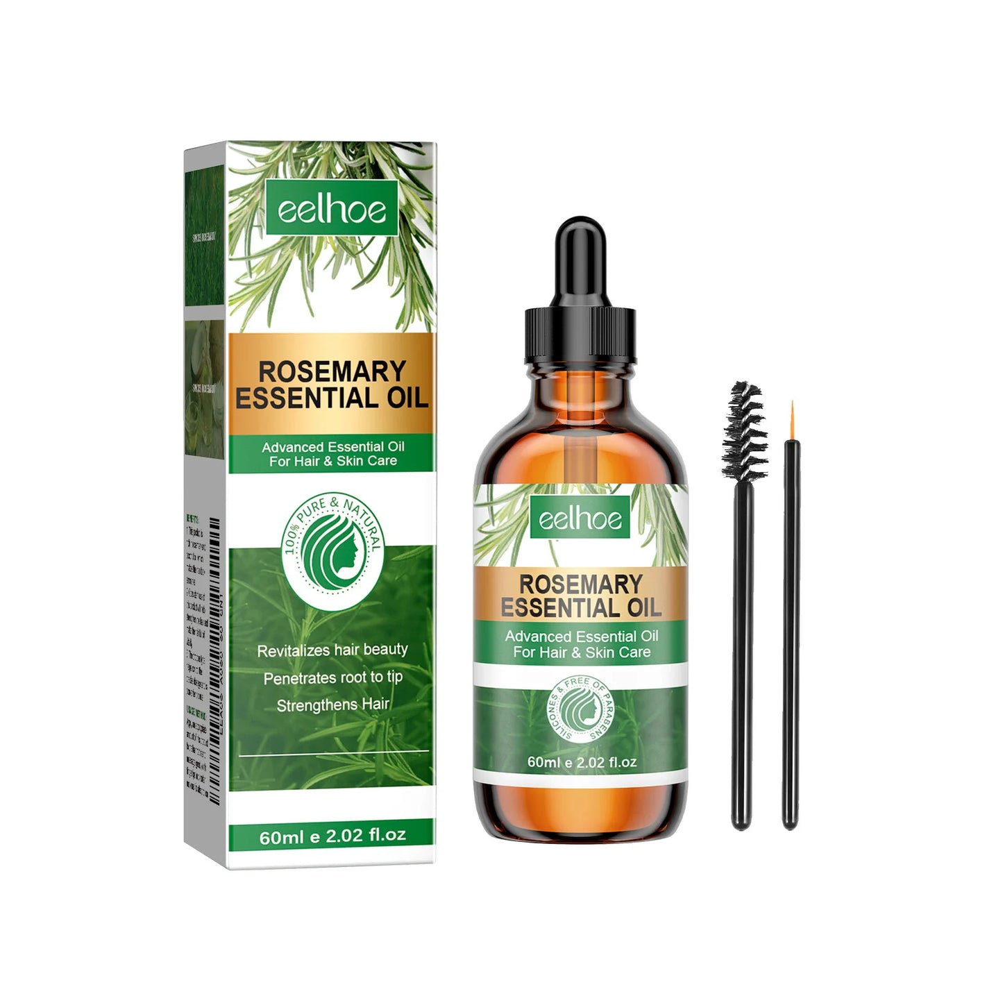 Rosemary Essential Oil for Hair – Smooth, Shiny & Moisturizing