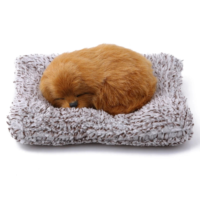 Car Stuffed Toys Lovely Simulation Animal Plush Sleeping Dogs Toy Kids For Car Decor Peaceful Pleasures Health and Wellness as picture 6