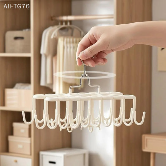 Space-Saving Multipurpose Hanger – Bras, Tanks & Scarves Closet Hanger Organizer Peaceful Pleasures Health and Wellness