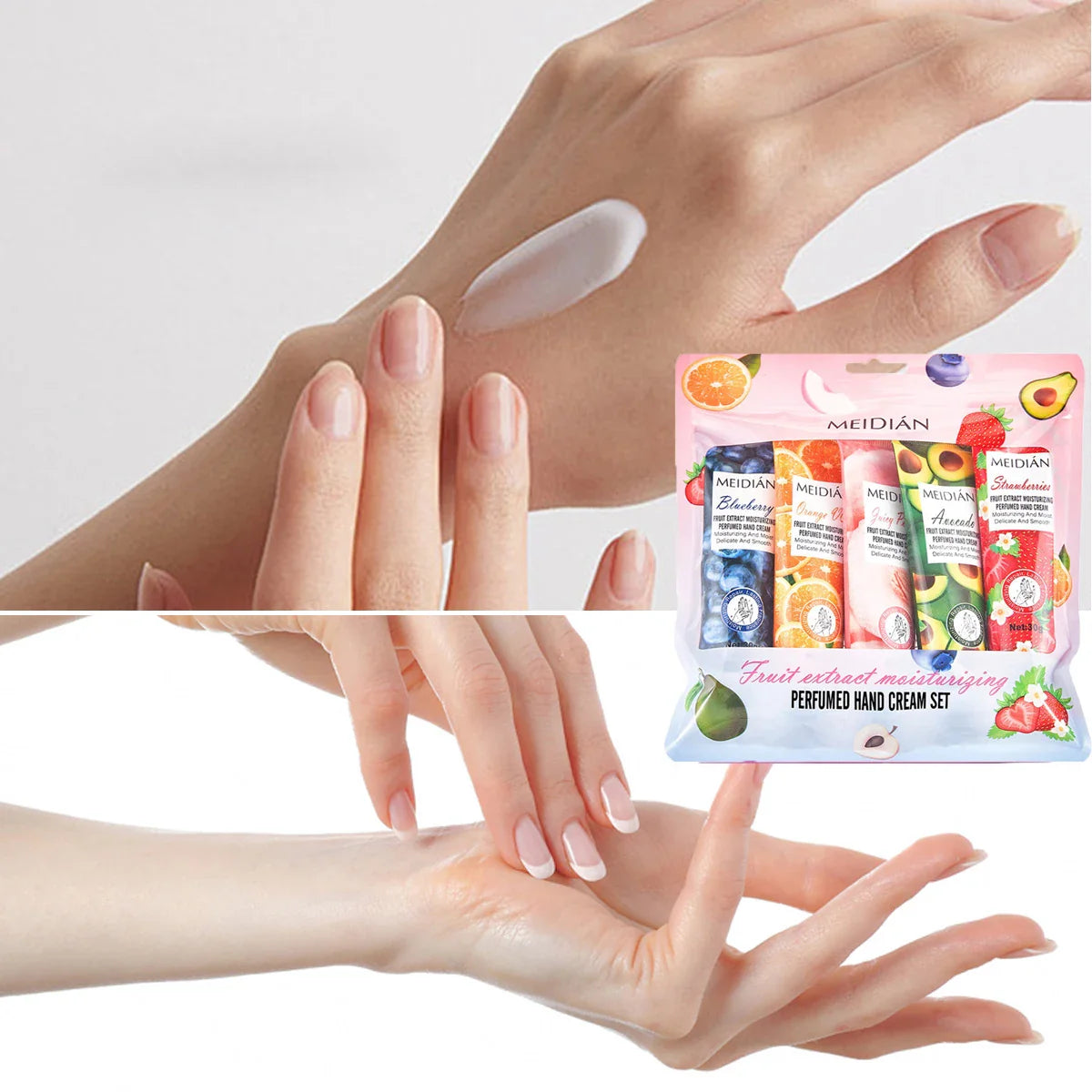 5-Pack Moisturizing Hand Cream Set – Hydrating & Fragrant