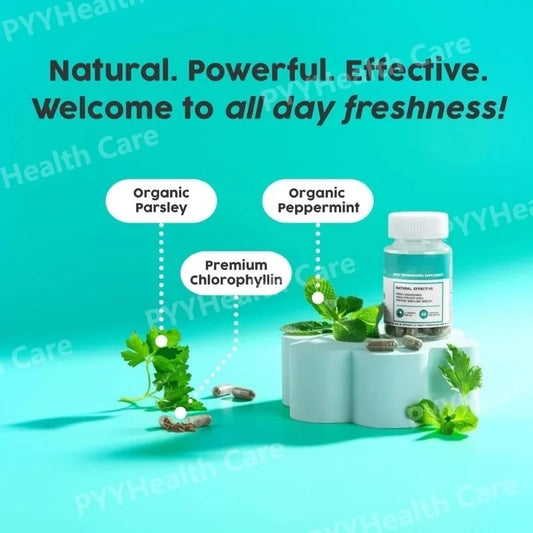 Chlorophyll Capsules | Plant-Based Gut & Skin Supplement Herbal Supplement Peaceful Pleasures Health and Wellness