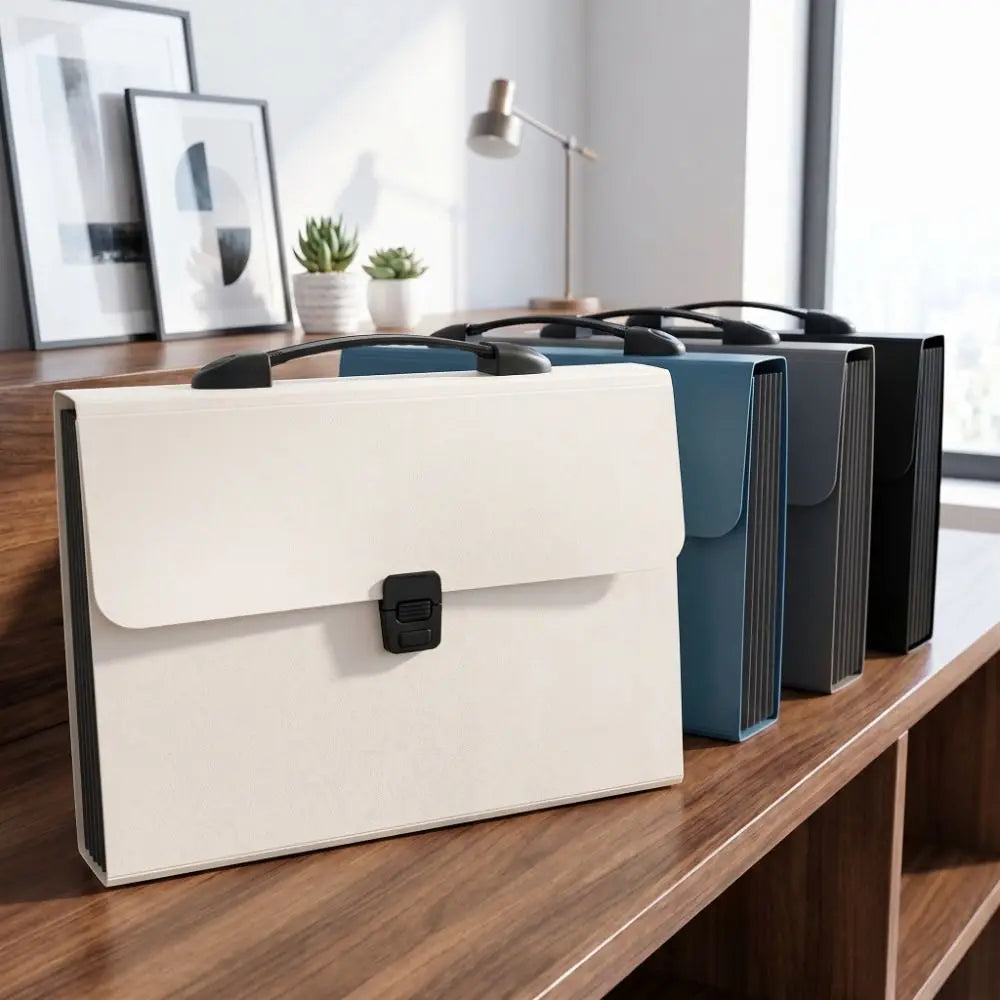 13-Pocket Accordion File Folder | Waterproof Expanding Organizer