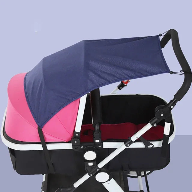 Universal Baby Stroller Sunshade Anti-UV Waterproof Cover + Window