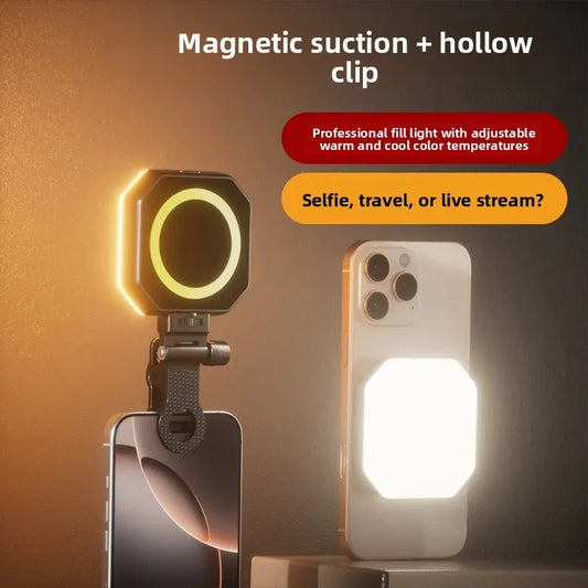 led light for video recording lights for photography lamp magsafe selfie light for phone magnetic fill light for phone selfie Peaceful Pleasures Health and Wellness