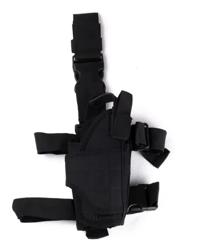 Tactical Drop Leg Holster for Airsoft, Paintball & Training Tactical Leg Holster Peaceful Pleasures Health and Wellness black color