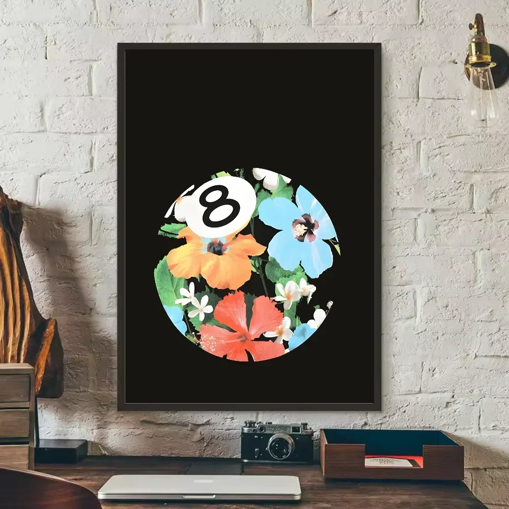 Black & White Abstract Canvas Wall Art Print | Modern Decor