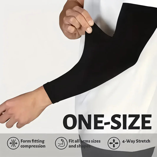 UV Arm Sleeves for Cycling & Driving – 2 Pairs | Sun Cover Cycling Arm Sleeves Peaceful Pleasures Health and Wellness