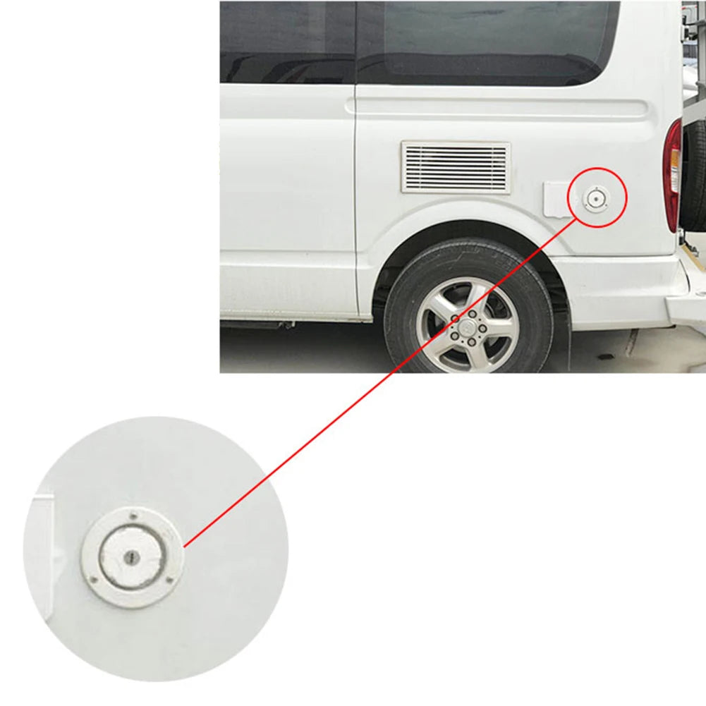 Lockable RV Fresh Water Inlet – Gravity Fill Hatch for Camper & Boat Peaceful Pleasures Health and Wellness