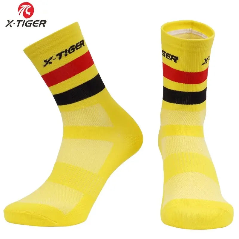 X-TIGER Cycling Socks – Breathable Anti-Slip Sports Socks