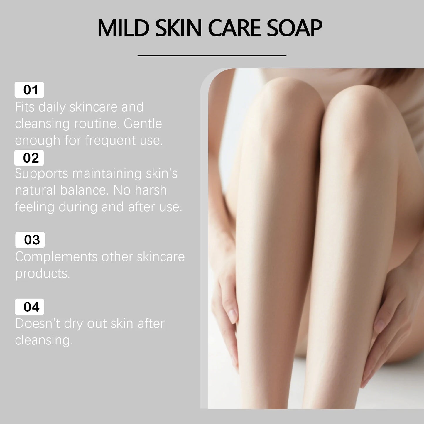 Fragrance-Free Cleansing Soap Bar for Sensitive Skin