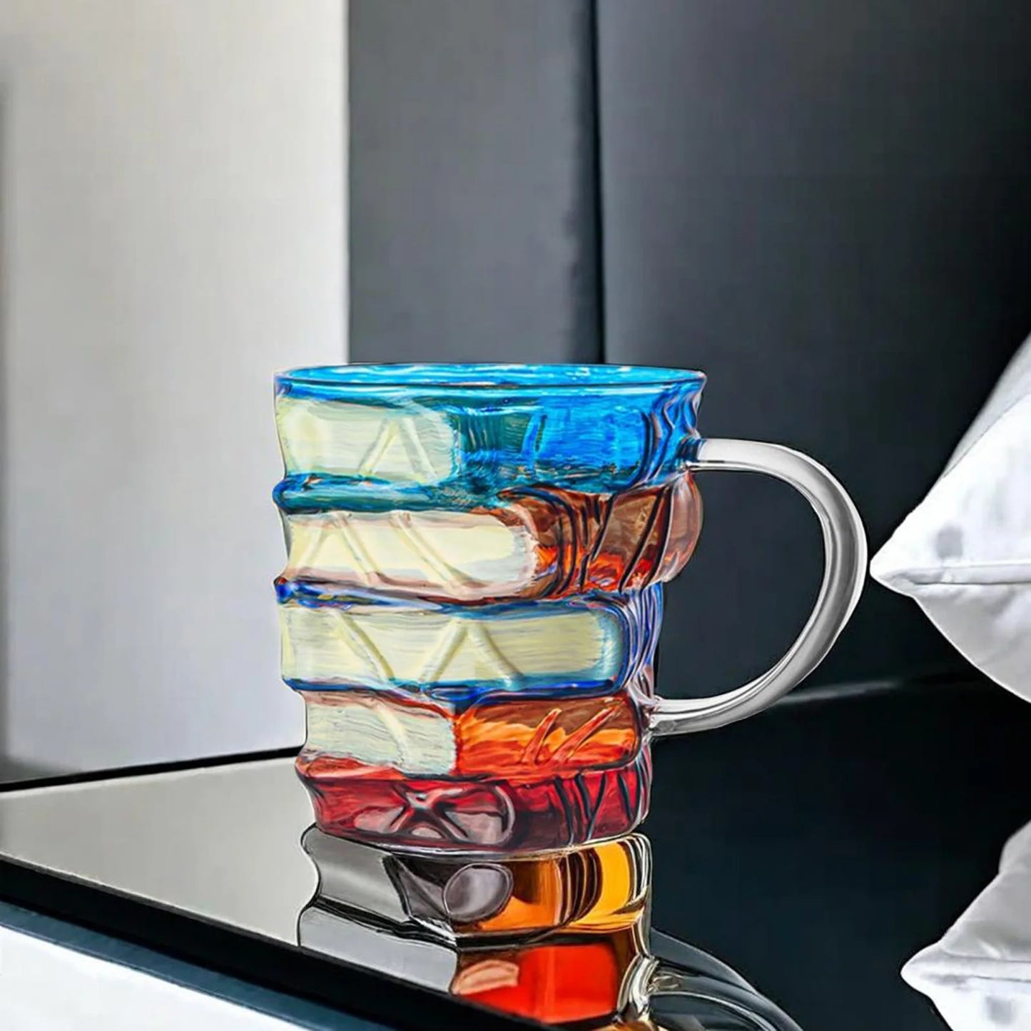 Painted Book Mug Novelty Coffee Mugs Unique Coffee Mugs with Vintage Novel Design for Readers Writers and Librarians Peaceful Pleasures Health and Wellness