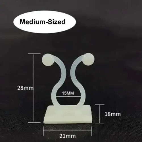 1/30/50Pcs For Garden Accsesories Plant Garden Pots & Planters Climbing Wall Outdoor Decors Lamp Support for Plants Clip Vine Peaceful Pleasures Health and Wellness white Medium-Sized 30 PCS