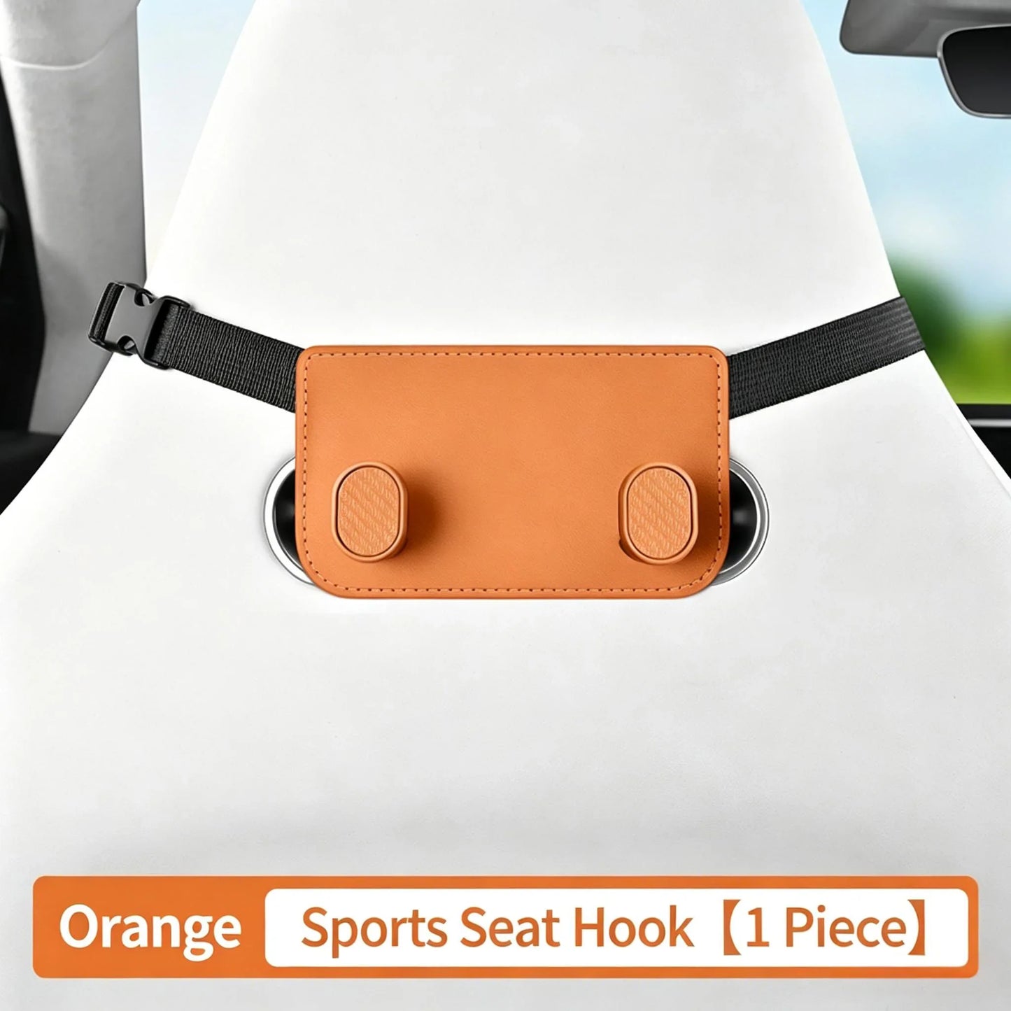 2-in-1 Car Headrest Hook & Phone Holder | Backseat Organizer