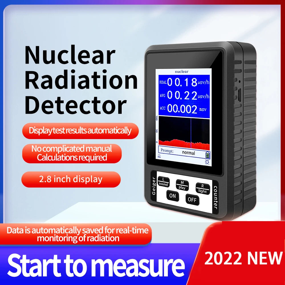 Hot Sell NEW XR-1 Portable Geiger Counter Nuclear Radiation Detector Personal Dosimeter Marble Tester X-Ray Radiation Dosimeter Peaceful Pleasures Health and Wellness