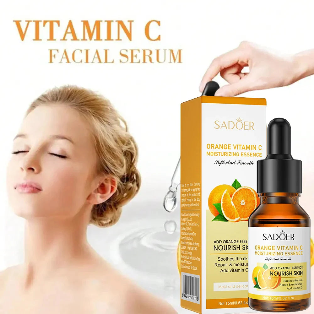 SADOER Vitamin C & Hyaluronic Acid Face Serum 15ml