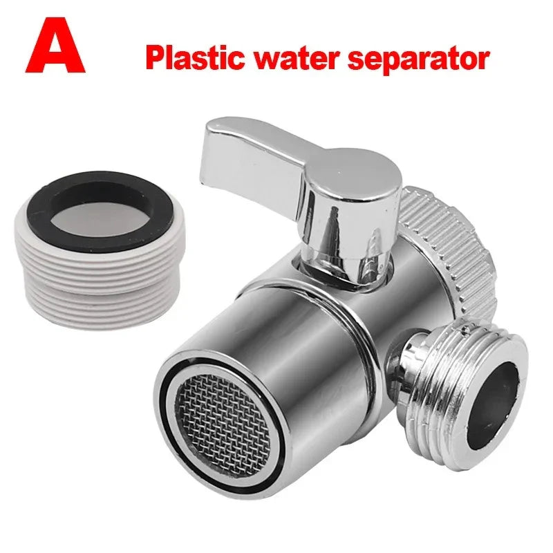 Faucet Splitter Diverter Valve – Kitchen & Bathroom Sink Adapter