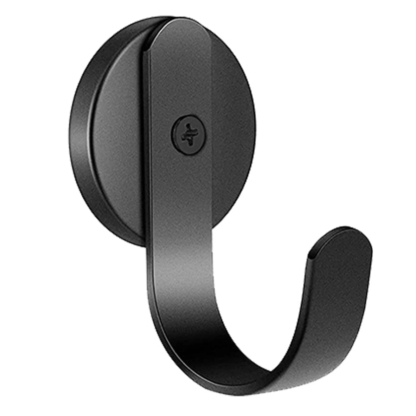 1pcs Strong Magnetic Hooks Heavy Duty fridge Front Door Kitchen Utensil Hanger for Office Garage Shed Gym Locker Black White Peaceful Pleasures Health and Wellness Black Big Hook