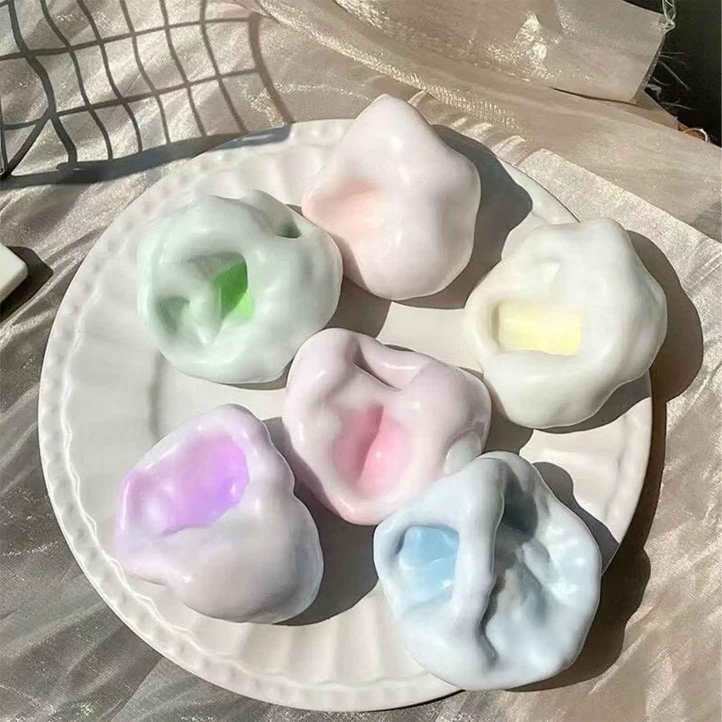 Soft Fidget Sensory Squeeze Ball | Mochi Texture Stress Toy