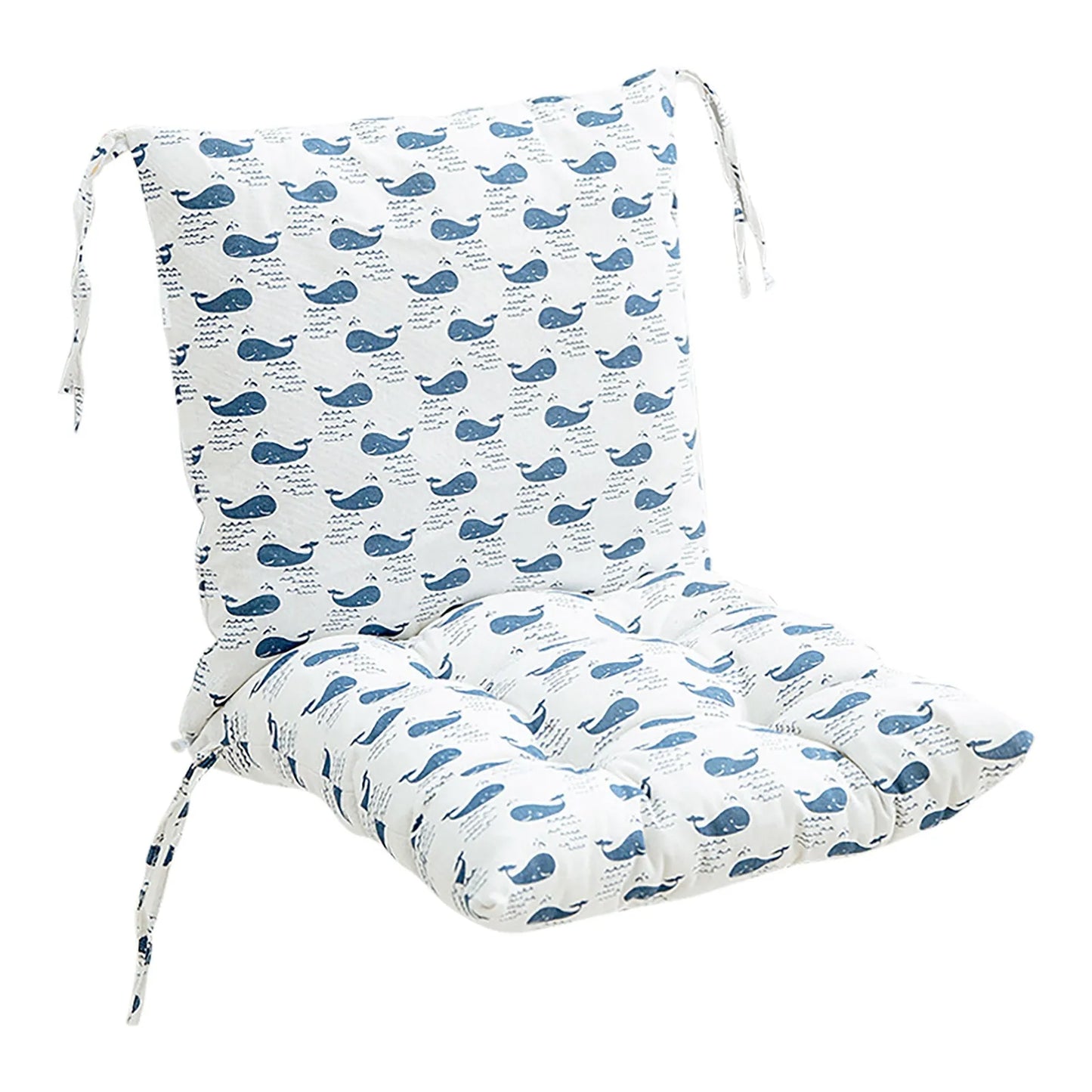 Printed Cotton Chair Cushion – Thick Dining & Home Seat Pad