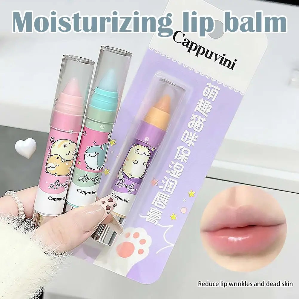 Cute Crystal Jelly Lip Balm Set – 5 Flavors & Color-Changing