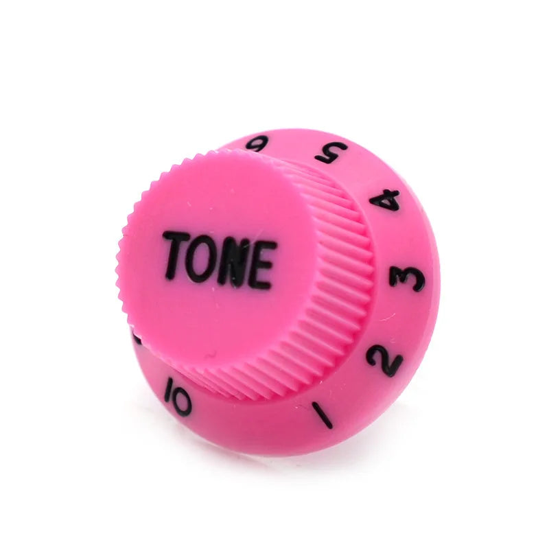 Black Plastic Volume Tone Control Knob Electric Guitar Pickup