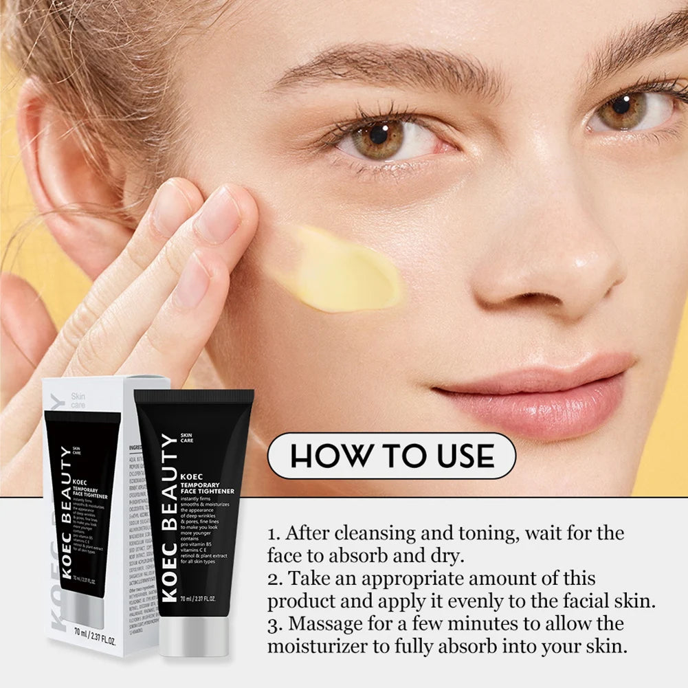 Face Tightener To Firm Smoothing Fine Lines Instants Firm Temporary Face Tightener Lifting Skin Face Moisturizer For Women Peaceful Pleasures Health and Wellness