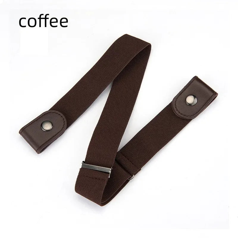 Buckle-Free Invisible Elastic Belt | Unisex Stretch Waistband