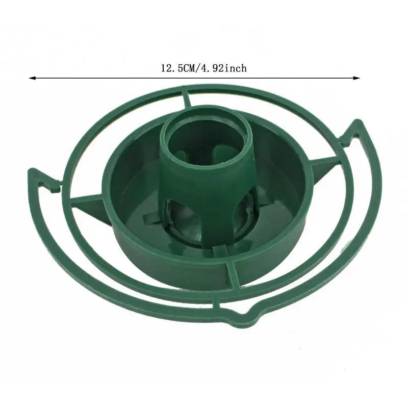Hanging Automatic Bird Feeder Dark Green Plastic Birdfeeder Large Capacity Seed Tray Squirrel Resistant Outdoor Feeding Station Peaceful Pleasures Health and Wellness
