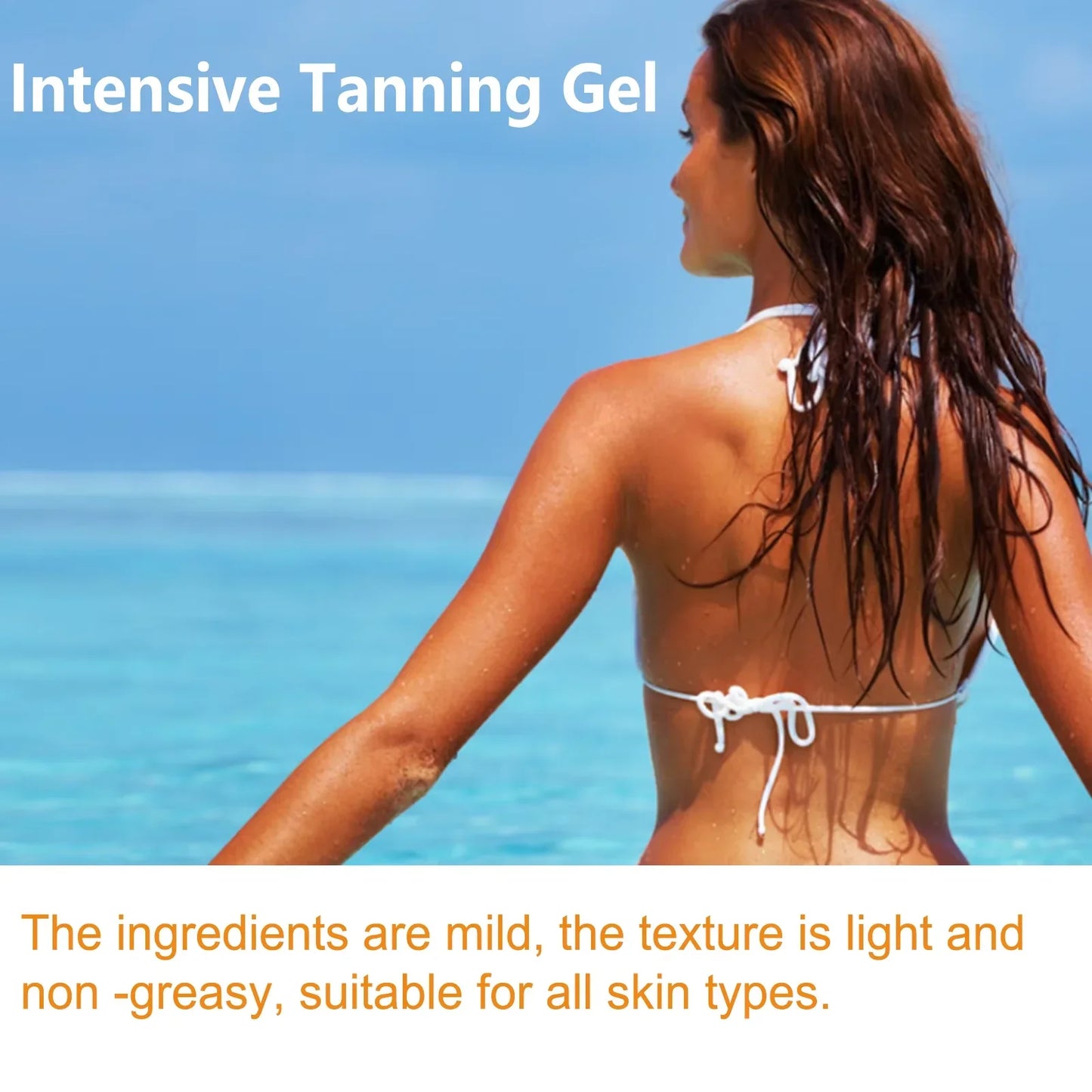 OceAura Intensive Tanning Gel – Self Tanner & Bronzer