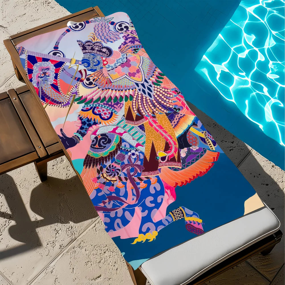 Quick Dry Beach Towel – Soft, Lightweight, Multi-Size Quick Dry Beach Towel Peaceful Pleasures Health and Wellness z1 STJ90x180CM