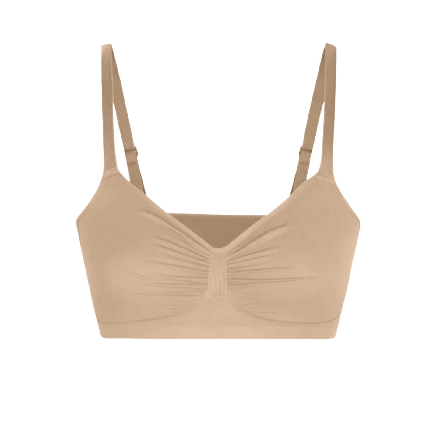 Adjustable Shoulder Straps Breasts Bra Seamless Bras Full Coverage Wireless Push Up Bra For Women Comfort Sculpting Bralettes Peaceful Pleasures Health and Wellness Complexion 40