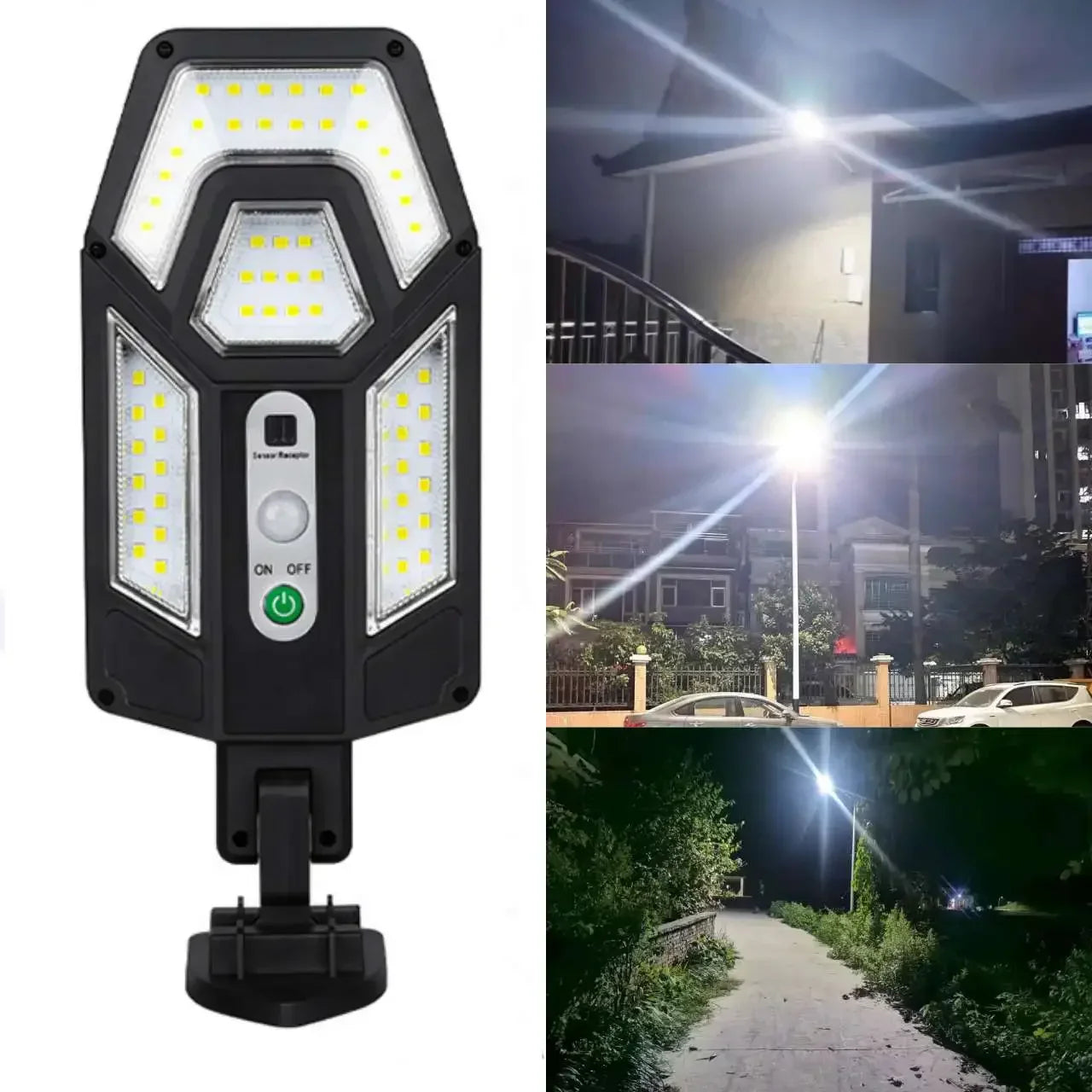 8000LM Solar Outdoor Light – 55 LED Motion Sensor IP65