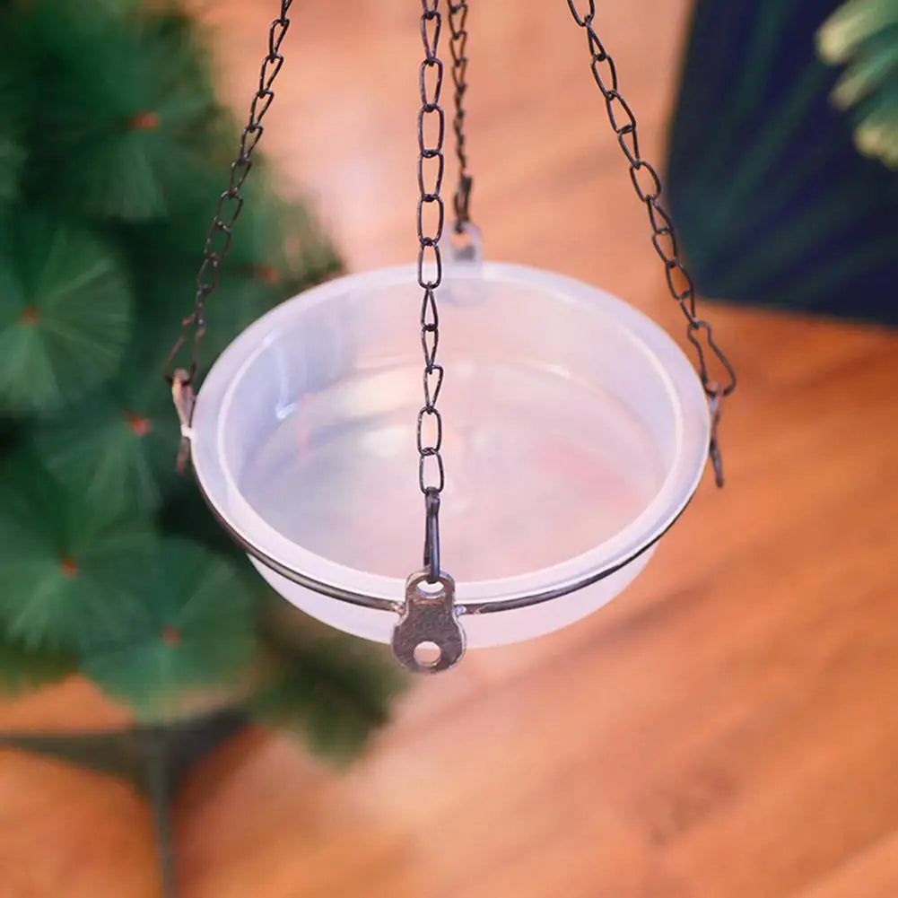 Plastic Birdbath Bowl & Hummingbird Water Dish Tray for Garden