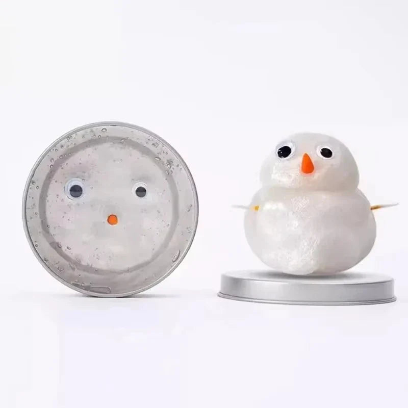 Crystal Bouncy Slime DIY Putty Toy Set – Reusable Color Clay