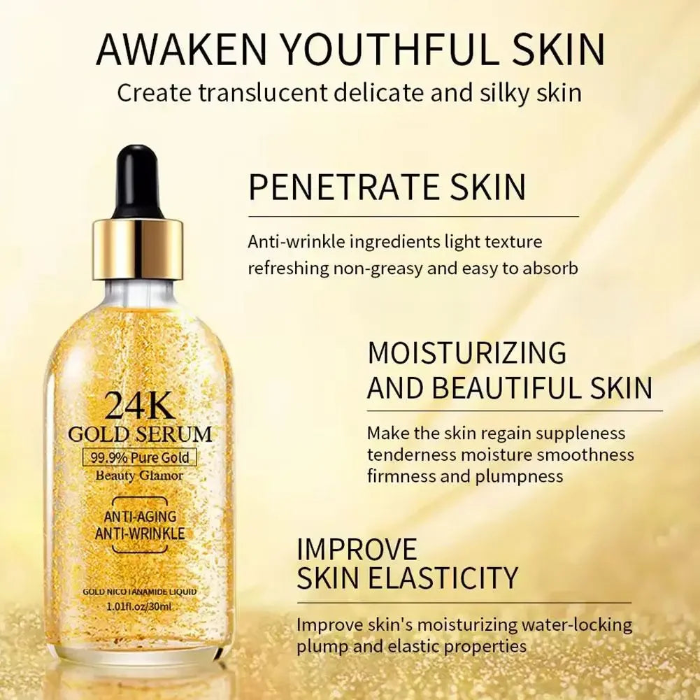 24K Gold Anti-Aging Facial Mask – Moisturizing & Firming Peaceful Pleasures Health and Wellness