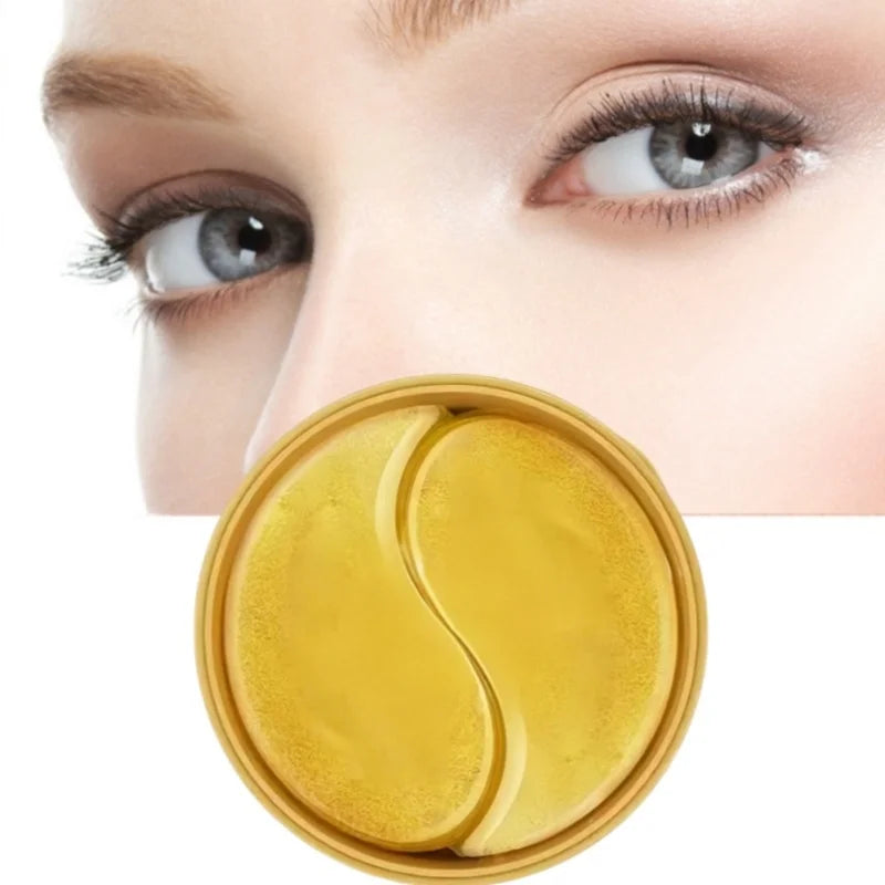 Gold Eye Patches 60pc – Collagen & Hyaluronic Acid Moisturizing
