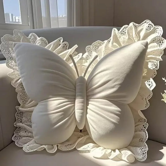 Princess Butterfly Bow Cushion | Decorative Sofa & Office Pillow Decorative Cushion Peaceful Pleasures Health and Wellness