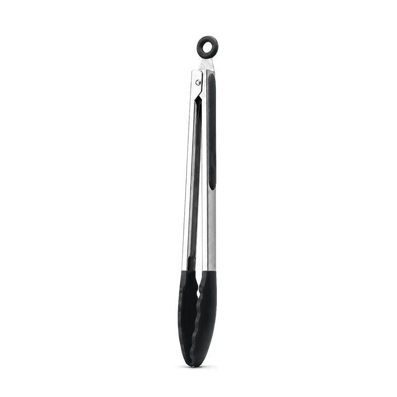 Silicone Tip Kitchen Tongs Set 3 Sizes – BBQ & Cooking Tongs