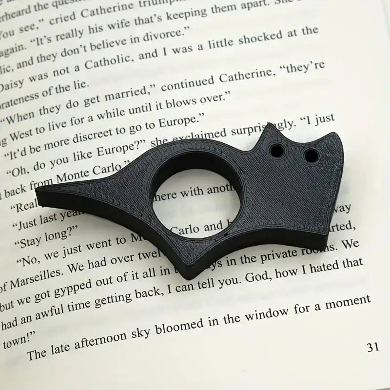 Ergonomic Plastic Thumb Bookmark Comfort Grip One-handed Use Page