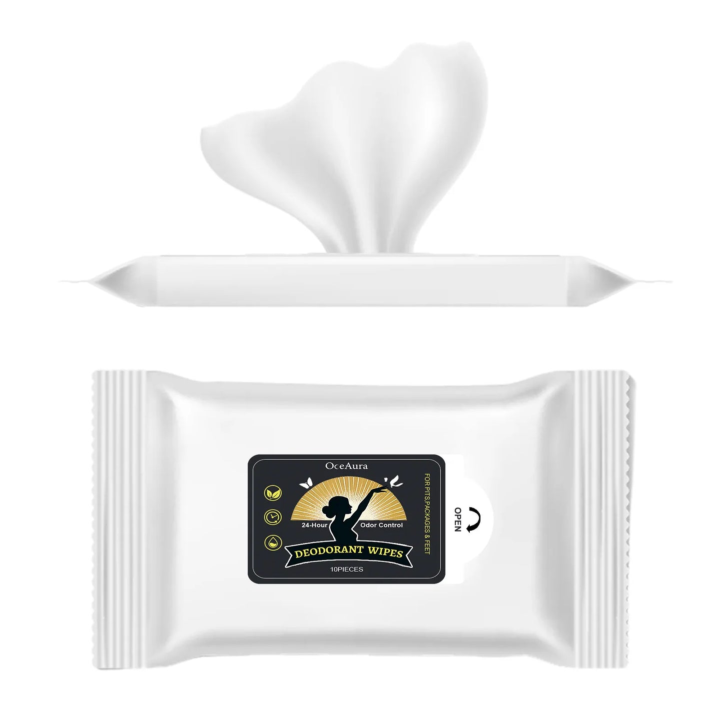 Odor-Removing Body Wipes for Sports & Sweat | Fresh Scent
