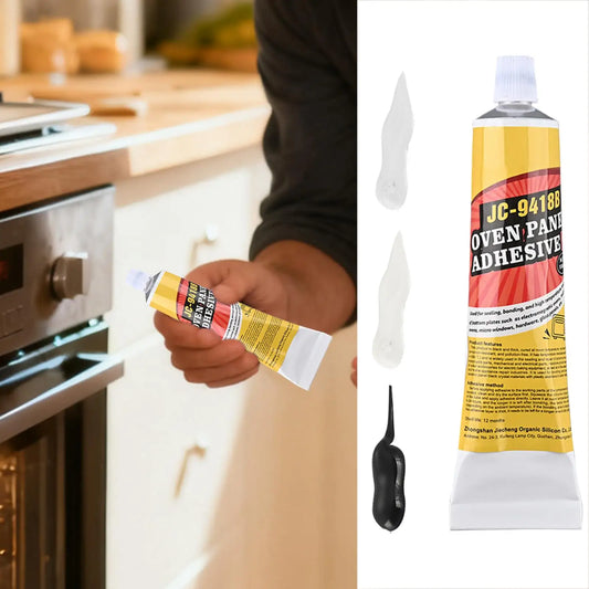 Oven Door Adhesive 100ml High Temperature Resistant Epoxy for Ceramics & Metal, Fixes Cracks on Induction Cooker Grill Microwave Peaceful Pleasures Health and Wellness
