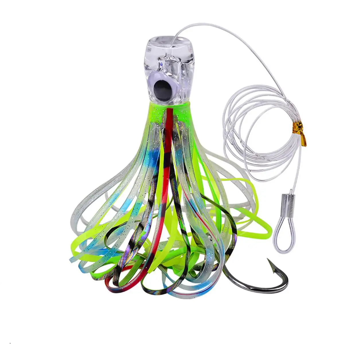 6.7 Inch Fishing Bait Lure, Large Game Dragging Bait for Marlin and Tuna, Sea Fishing Gear, High-Quality Fish Attractant Peaceful Pleasures Health and Wellness D