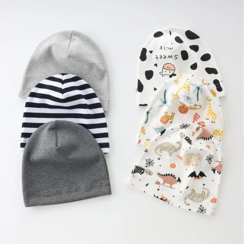 Newborn Baby Hat & Anti-Scratch Gloves Set | Soft Cotton