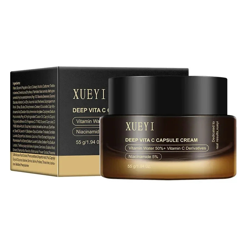 Pink Niacinamide & Vita C Capsule Cream Niacinamide Reduces Dullness Firms Skin Moisturizes Evens Skin Tone Nourishes Face Cream Peaceful Pleasures Health and Wellness A-Capsule Cream 55g