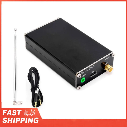 2km 0 5W FM Transmitter 76M-108Mhz Digital Display Stereo Transmit Peaceful Pleasures Health and Wellness
