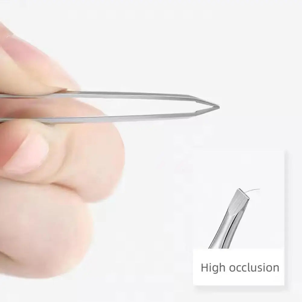 Stainless Steel Eyebrow Tweezers for Precise Hair Removal Peaceful Pleasures Health and Wellness