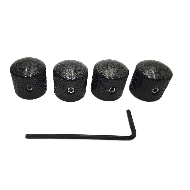 Black Engraved Perforated Non-perforated Knob Switch Cap Electric