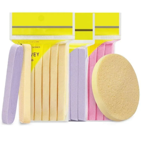 12-Pack Compressed Facial Cleansing Sponges | Seaweed Pads Facial Cleansing Sponge Peaceful Pleasures Health and Wellness