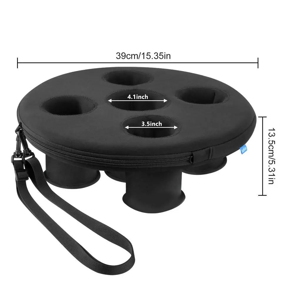 5-Hole Floating Drink Holder for Pool, Spa & Hot Tub