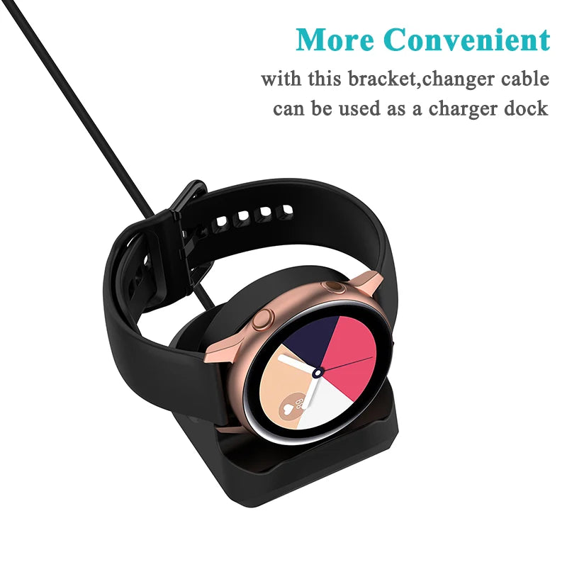 Charger For Samsung Galaxy Watch 4 Classic 42mm 46mm Charger Dock For Galaxy Watch 3 4 Active 2 1 Charging Stand Holder Peaceful Pleasures Health and Wellness
